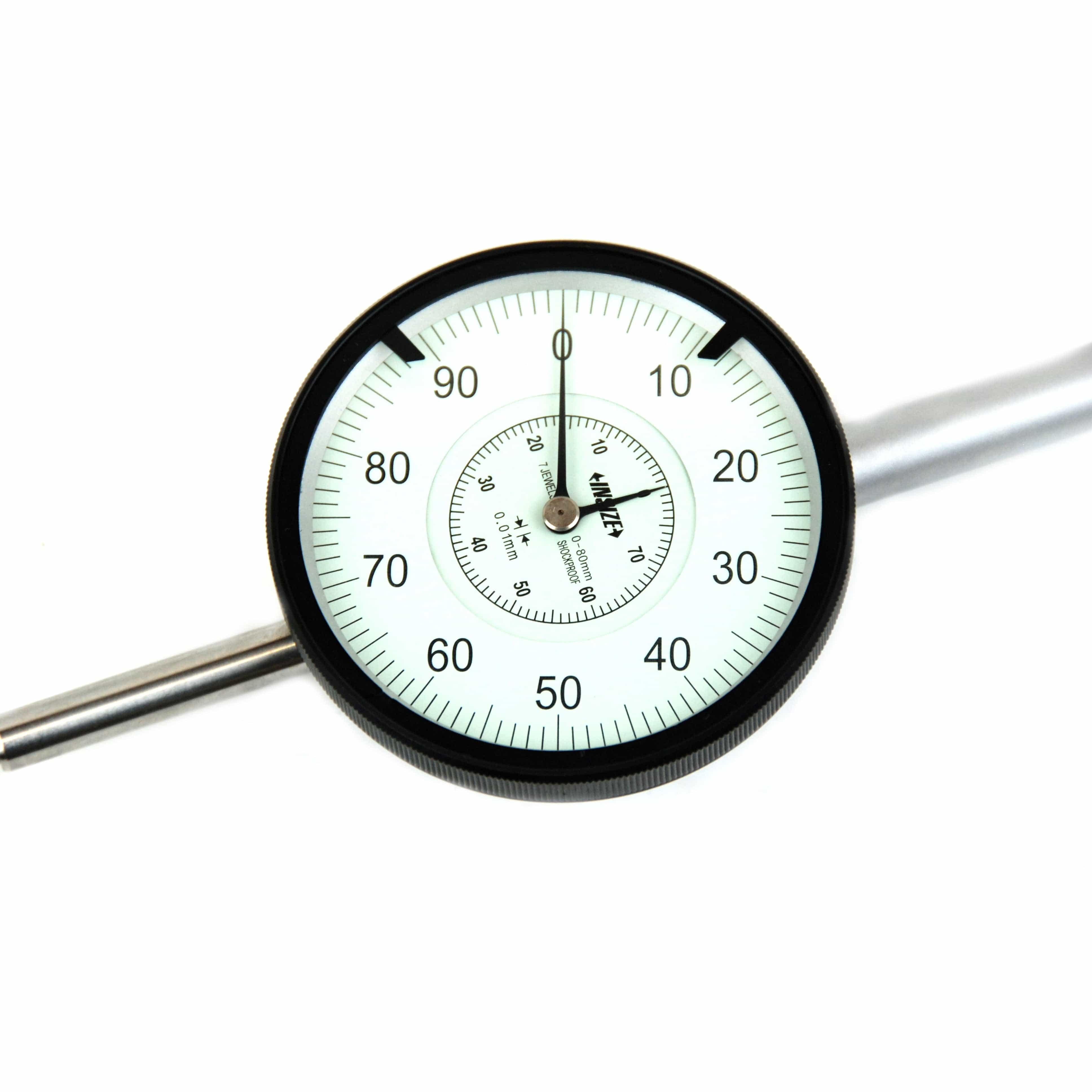 Insize Indicators Insize Metric Long Stroke Dial Indicator 80mm Range Series