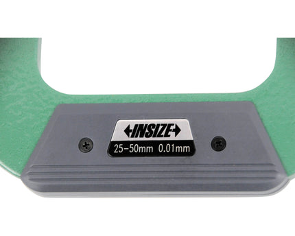 INSIZE Measuring Equipment Insize Metric Outside Blade Micrometer 25-50mm Range Series 3232-50BA