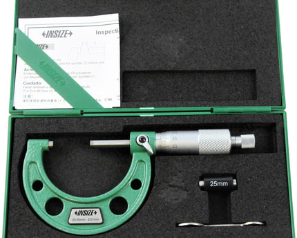 INSIZE Measuring Equipment Insize Metric Outside Micrometer 25-50mm Range Series 3203-50A