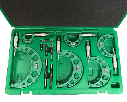 INSIZE Measuring Equipment Insize Metric Outside Micrometer Set 0-150mm Range Series 3203-1506A