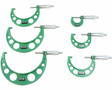 INSIZE Measuring Equipment Insize Metric Outside Micrometer Set 0-150mm Range Series 3203-1506A