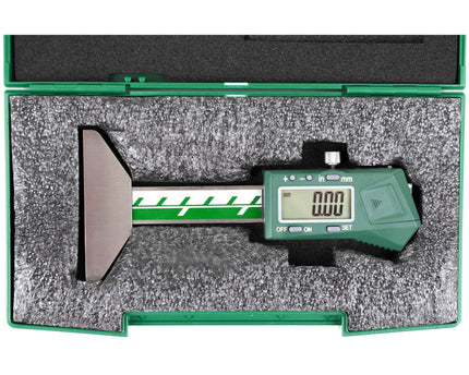 INSIZE Measuring Equipment Insize Mini Digital Depth Gauge W/ Round Bar 140mm Range Series 1140-50