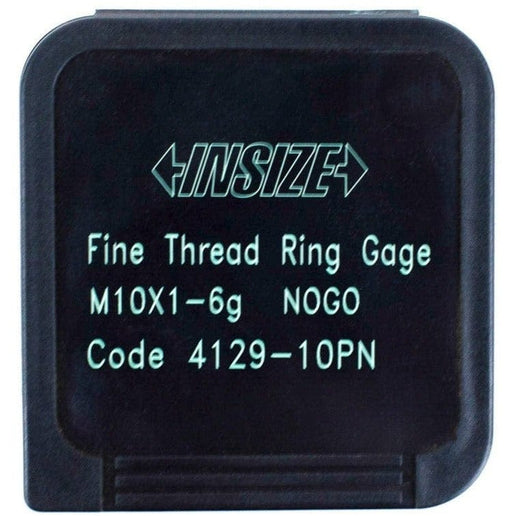 INSIZE Measuring Equipment Insize NOGO Thread Ring Gauge M10X1.0 Series 4129-10PN