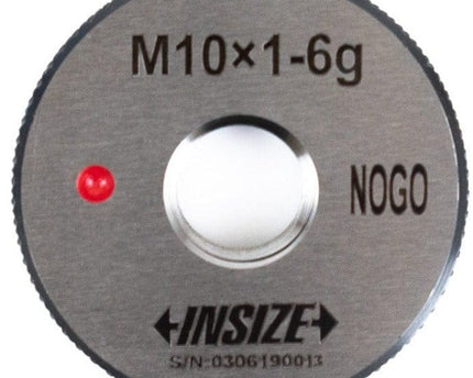 INSIZE Measuring Equipment Insize NOGO Thread Ring Gauge M10X1.0 Series 4129-10PN