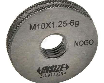 INSIZE Measuring Equipment Insize NOGO Thread Ring Gauge M10X1.25 Series 4129-10QN