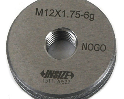 INSIZE Measuring Equipment Insize NOGO Thread Ring Gauge M12X1.75 Series 4120-12N