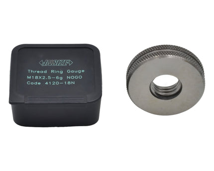 INSIZE Measuring Equipment Insize NOGO Thread Ring Gauge M18X2.5 Series 4120-18N