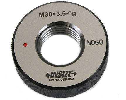 INSIZE Measuring Equipment Insize NOGO Thread Ring Gauge M30X3.5 Series 4120-30N