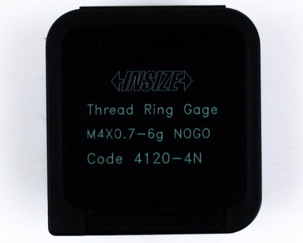 INSIZE Measuring Equipment Insize NOGO Thread Ring Gauge M4X07 Series 4120-4N