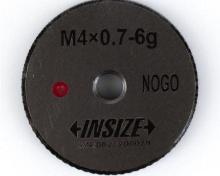 INSIZE Measuring Equipment Insize NOGO Thread Ring Gauge M4X07 Series 4120-4N