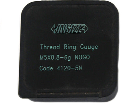 INSIZE Measuring Equipment Insize NOGO Thread Ring Gauge M5X0.8 Series 4120-5N