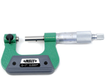 INSIZE Measuring Equipment Insize Non-Rotating Micrometer with Anvil/spindle tips 0-1" Range Series 3280-1