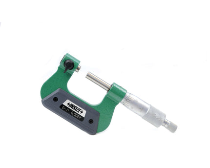 INSIZE Measuring Equipment Insize Non-Rotating Micrometer with Anvil/spindle tips 0-1" Range Series 3280-1