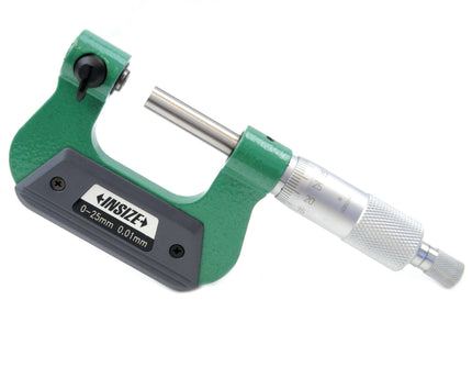 INSIZE Measuring Equipment Insize Non-Rotating Micrometer with Anvil/spindle tips 0-25mm Range Series 3280-25A