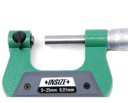 INSIZE Measuring Equipment Insize Non-Rotating Micrometer with Anvil/spindle tips 0-25mm Range Series 3280-25A