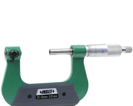 INSIZE Measuring Equipment Insize Non-Rotating Micrometer with Anvil/spindle tips 25-50mm Range Series 3280-50A