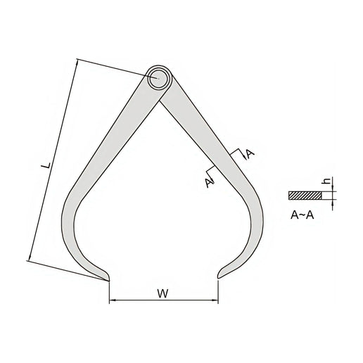 INSIZE Measuring Equipment Insize Outside Caliper 0-200mm Range Series 7241-200