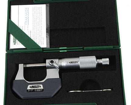 INSIZE Measuring Equipment Insize Outside Micrometer 0-1" Range Series 3200-1