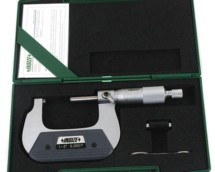 INSIZE Measuring Equipment Insize Outside Micrometer 1-2" Range Series 3200-2
