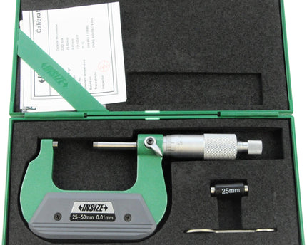 INSIZE Measuring Equipment Insize Outside Micrometer 25-50mm Range Series 3202-50A