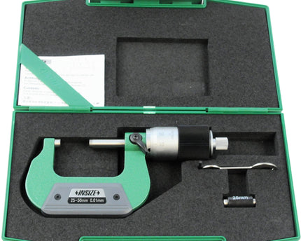 INSIZE Measuring Equipment Insize Outside Micrometer Quick Feeding  25-50mm Range Series 3208-50B