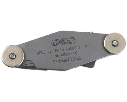 INSIZE Measuring Equipment Insize Pitch Gauge 1-12TPI Range Series 4824-16