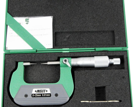 INSIZE Measuring Equipment Insize Point Micrometer 0-25mm Range Series 3230-25BA