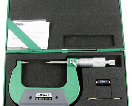 INSIZE Measuring Equipment Insize Point Micrometer 25-50mm Range Series 3230-50A