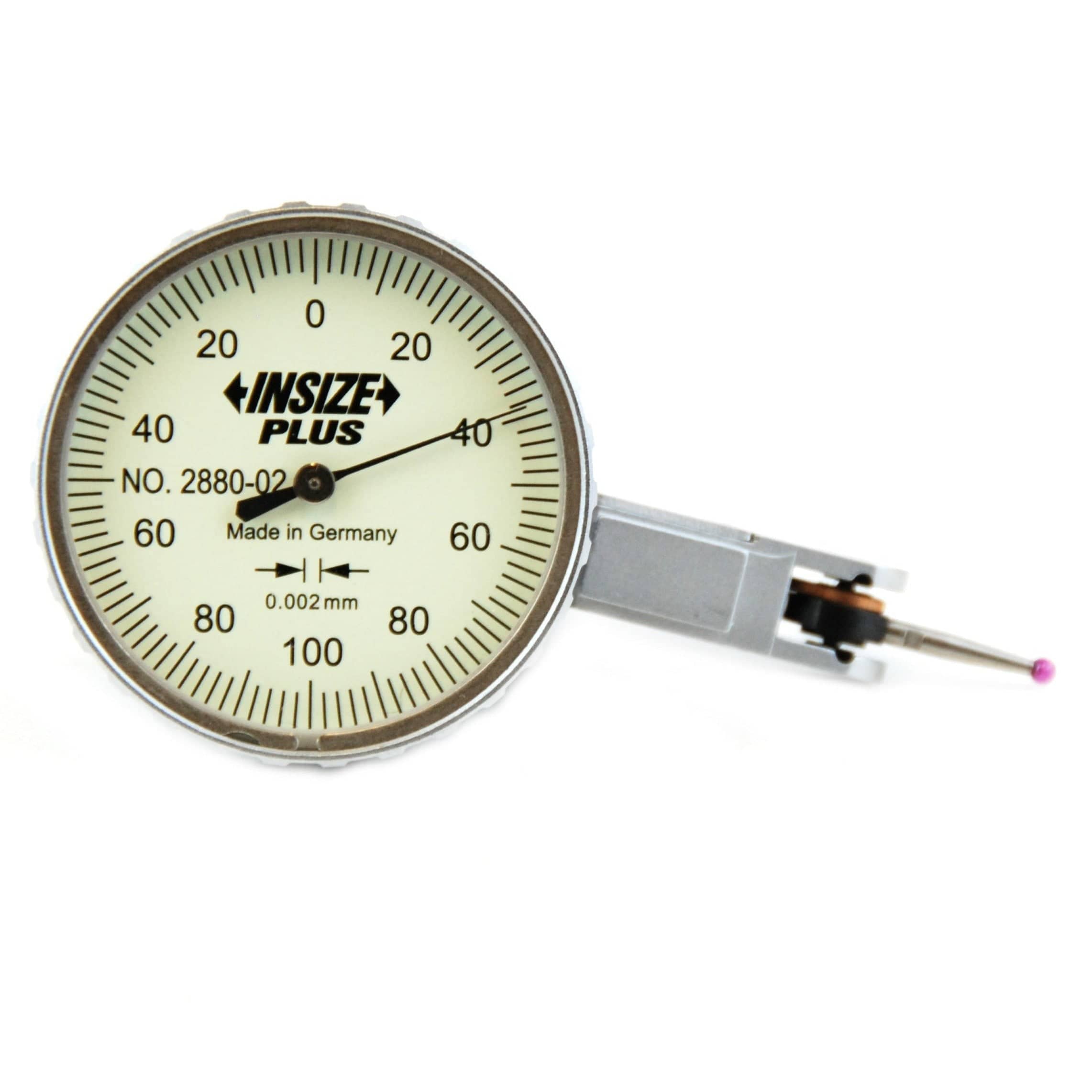 Insize Indicators Insize Precision Dial Indicator 0.2mm Range Series 2880-02R