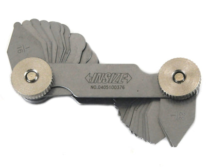 INSIZE MEASURING EQUIPMENT Insize Radius Gauge Set 1/32 - 1/4" Range Series 4801-15E