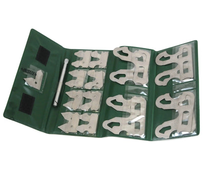INSIZE MEASURING EQUIPMENT Insize Radius Gauge Set 1/64"–1/2" Range Series 4804-25E