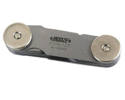 INSIZE MEASURING EQUIPMENT Insize Radius Gauge Set 17/64"-1/2" Range Series 4801-16E