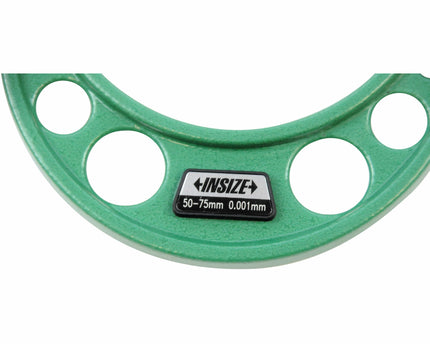 INSIZE Measuring Equipment Insize Ratchet Stop Type Outside Micrometer 50-75mm Range Series 3210-75A