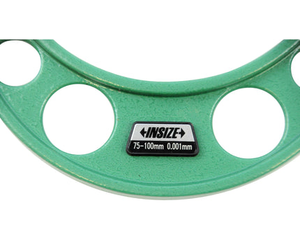 INSIZE Measuring Equipment Insize Ratchet Stop Type Outside Micrometer 75-100mm Range Series 3210-100A