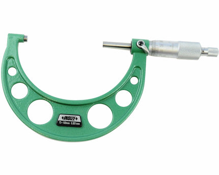 INSIZE Measuring Equipment Insize Ratchet Stop Type Outside Micrometer 75-100mm Range Series 3210-100A