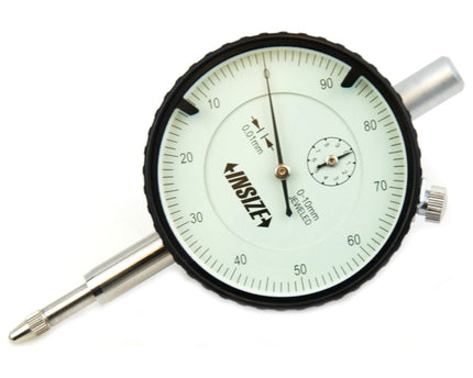 INSIZE Measuring Equipment Insize Reverse Reading Dial Indicator 0-10mm x 0.01mm Range Series 2801-10