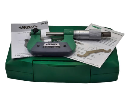 INSIZE Measuring Equipment Insize Screw Thread Micrometer 0-25mm Range Series 3281-25A