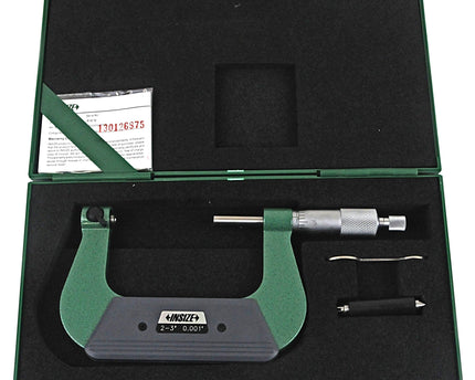 INSIZE Measuring Equipment Insize Screw Thread Micrometer 2-3" Range Series 3281-3