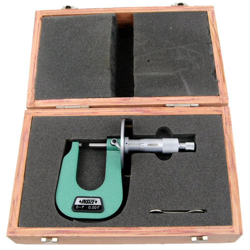 INSIZE Measuring Equipment Insize Sheet Metal Micrometer 0-1" Range Series 3263-1