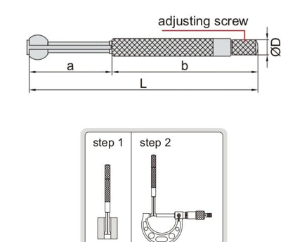 INSIZE Measuring Equipment Insize Small Hole Gauge Set 4208-1
