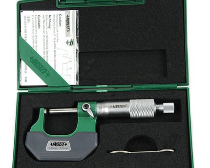 INSIZE Measuring Equipment Insize Spherical Anvil Tube Micrometer 0-25mm Type A Series 3260-25A