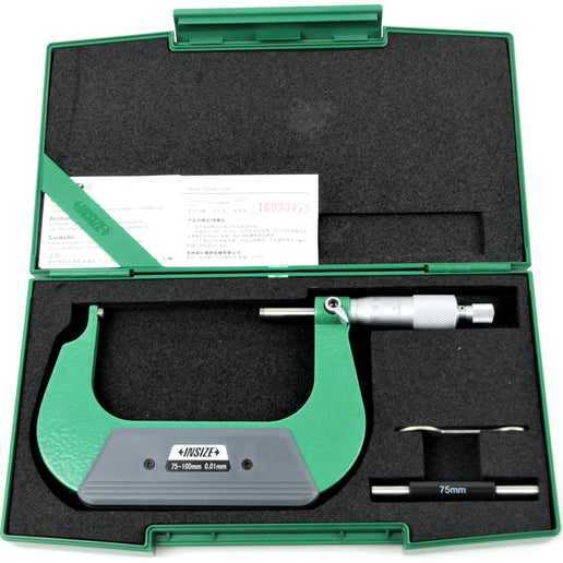 INSIZE Measuring Equipment Insize Spherical Anvil Tube Micrometer 75-100mm Type B Series 3260-100SA