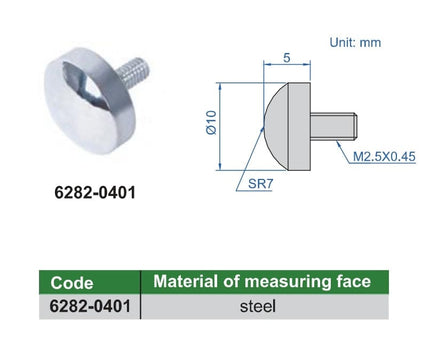 INSIZE Measuring Equipment Insize Spherical Point Range Series 6282-0401