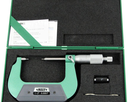 INSIZE Measuring Equipment Insize Spline Micrometer 1-2" Range Series 3233-2