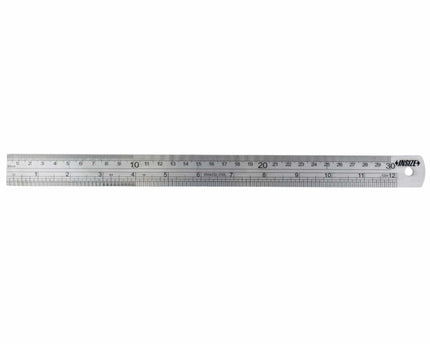 INSIZE Measuring Equipment Insize Stainless Steel Ruler 300mm/12" Range Series 7110-300