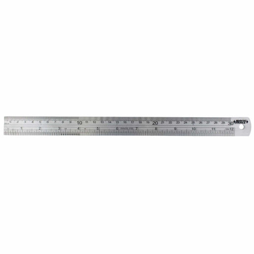 INSIZE Measuring Equipment Insize Stainless Steel Ruler 300mm/12" Range Series 7110-300