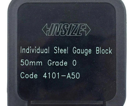 INSIZE MEASURING EQUIPMENT Insize Steel Gauge Block 50mm Series 4101-A50