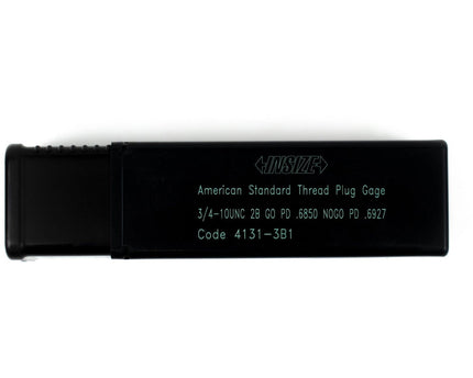 INSIZE MEASURING EQUIPMENT Insize Thread GO NOGO Plug Gauge 3/4"-10 UNC Series 4131-3B1