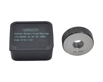 INSIZE Measuring Equipment Insize Thread GO Ring Gauge 1/2"-20 UNF Series 4121-1A2