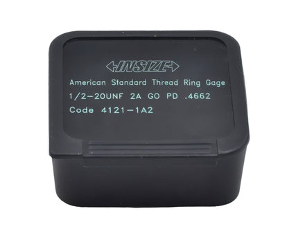 INSIZE Measuring Equipment Insize Thread GO Ring Gauge 1/2"-20 UNF Series 4121-1A2